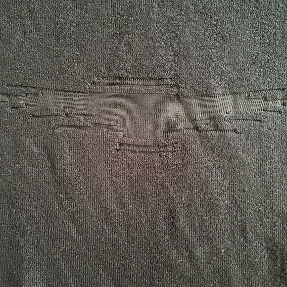 Angel by Sabri Ozel Sweater.  With mesh cutouts at wrists and chest. - Picture 4 of 6